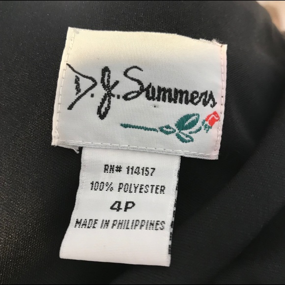 D. J. Summers Womens Dress Size 4P - Picture 4 of 5